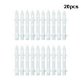 thumbnail image 2 of Jwshufel 20 Pack Christmas Tree Fence Christmas Decorations Decorative Fence Plastic Easy Install Reusable Indoor Spaces Such As Shopping Malls Home Offices Hotels Festive Mood 11.8In White, 2 of 7