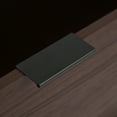 thumbnail image 4 of Demijen Modern Industrial 4 Drawer Wide Dresser, Walnut and Matte Black, 4 of 7