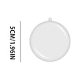 thumbnail image 2 of Bola de adornos navideños transparente que puede abrir adornos navideños transparentes 5 piezas Wmkox8yii gf7721, 2 of 2