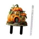 thumbnail image 1 of Estaca de calabaza plana 2D, decoración de Halloween, resistente a , fácil de instalar, letrero de jardín para césped, fiesta al libre,, 1 of 9