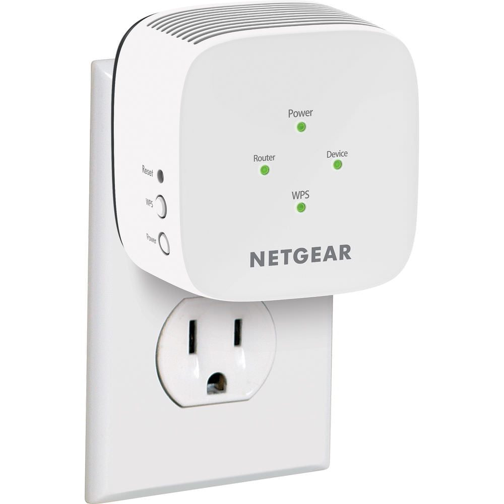 NETGEAR AC1200 WiFi Range Extender, Wall-plug (EX6110)