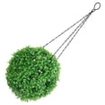 thumbnail image 3 of KAKOWELY Bola topiaria colgante, bola topiaria artificial con cadena para boda, patio, balcón, jardín, planta colgante., 3 of 5
