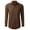 Brown, variant on Allsense Men’s Performance Stretch Dress Shirt Long Sleeve Button Front, Red, Large