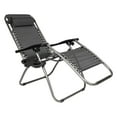 thumbnail image 6 of Zimtown 2PCS Outdoor Zero Gravity Folding Lounge Chair for Beach Patio Pool Yard Black, 6 of 8