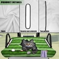 thumbnail image 6 of Uorisanigo Cute Golf Cart Seat Cover, Golf Cat Breathable Bench Seat Cover with 4 Front Pockets, Non-Slip Seat Protector for Golf Cart, Fits for EZGO, Club Car, Yamaha and More, 6 of 7