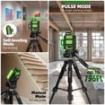 thumbnail image 2 of Laser Level Huepar 360° con trípode alto, batería recargable, 2 of 9