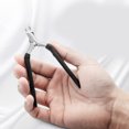 thumbnail image 3 of Compact Manicure Tool Cuticle Nipper for Daily Use and Bathroom Use in Black 1PC, 3 of 8