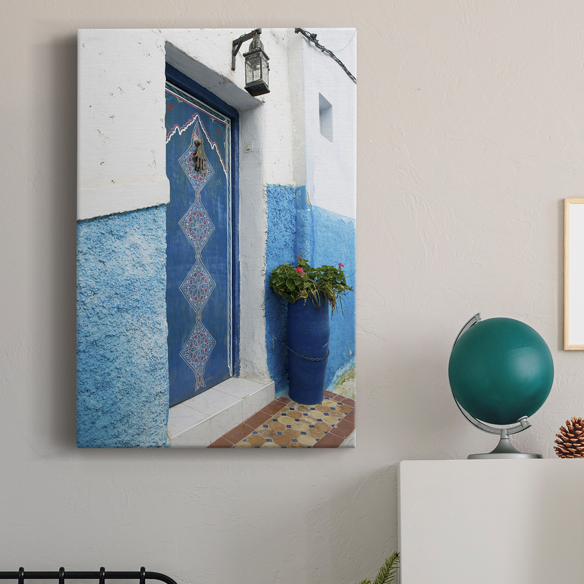 Morocco Door Premium Gallery Wrapped Canvas - Ready to Hang