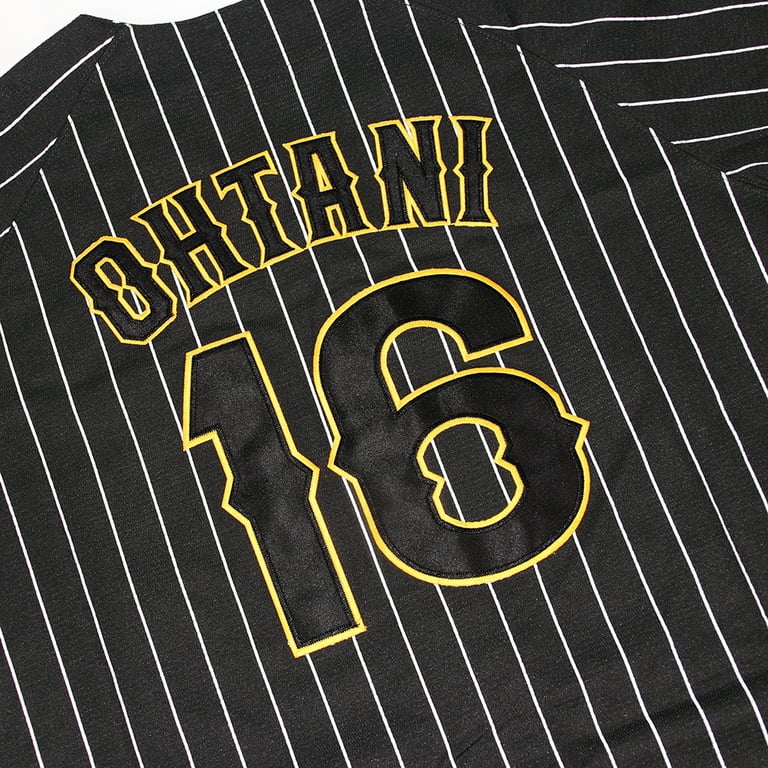  Youth 16 Ohtani Jersey Japan Samurai White Black Pinstriped Hip  Hop Baseball Jerseys (as1, Alpha, x_s, Regular, Black, XS) : Sports &  Outdoors