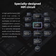 thumbnail image 4 of Adaptador de audio FiiO KA11 USB C a DAC HiFi de 3,5 mm, 32 bits/384 kHz, 4 of 9