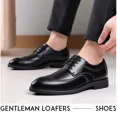 thumbnail image 6 of Men's Dress Shoes Genuine Leather, Plain Toe Derby Dress Shoes for Formal, Business, Wedding, Office, 6 of 8