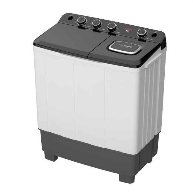 Lavadora Semiautomatica 2 Tinas 15 Kg AWTT15WXXAT Aucma Blanco