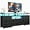 Black, variant on 12 Drawers TV Stand Dresser for 65/70 inch TV, Entertainment Center with LED Lights & Power Outlets, 63" Large LED TV Stand, TV Console for Bedroom