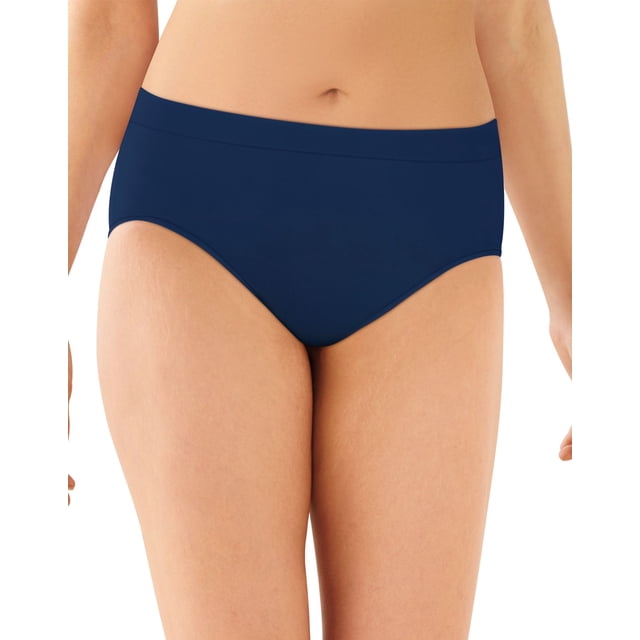 Bali Womens One Smooth U All-Around Smoothing Hi-Cut Panty, 9, In The Navy