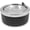 Grooved Black, variant on Grooved Silver Classic Metal Ashtray with a Lid for Cigarettes - Windproof Outdoor Ashtrays Can Patio Outdoor Indoor Decorative Fancy Ash Tray