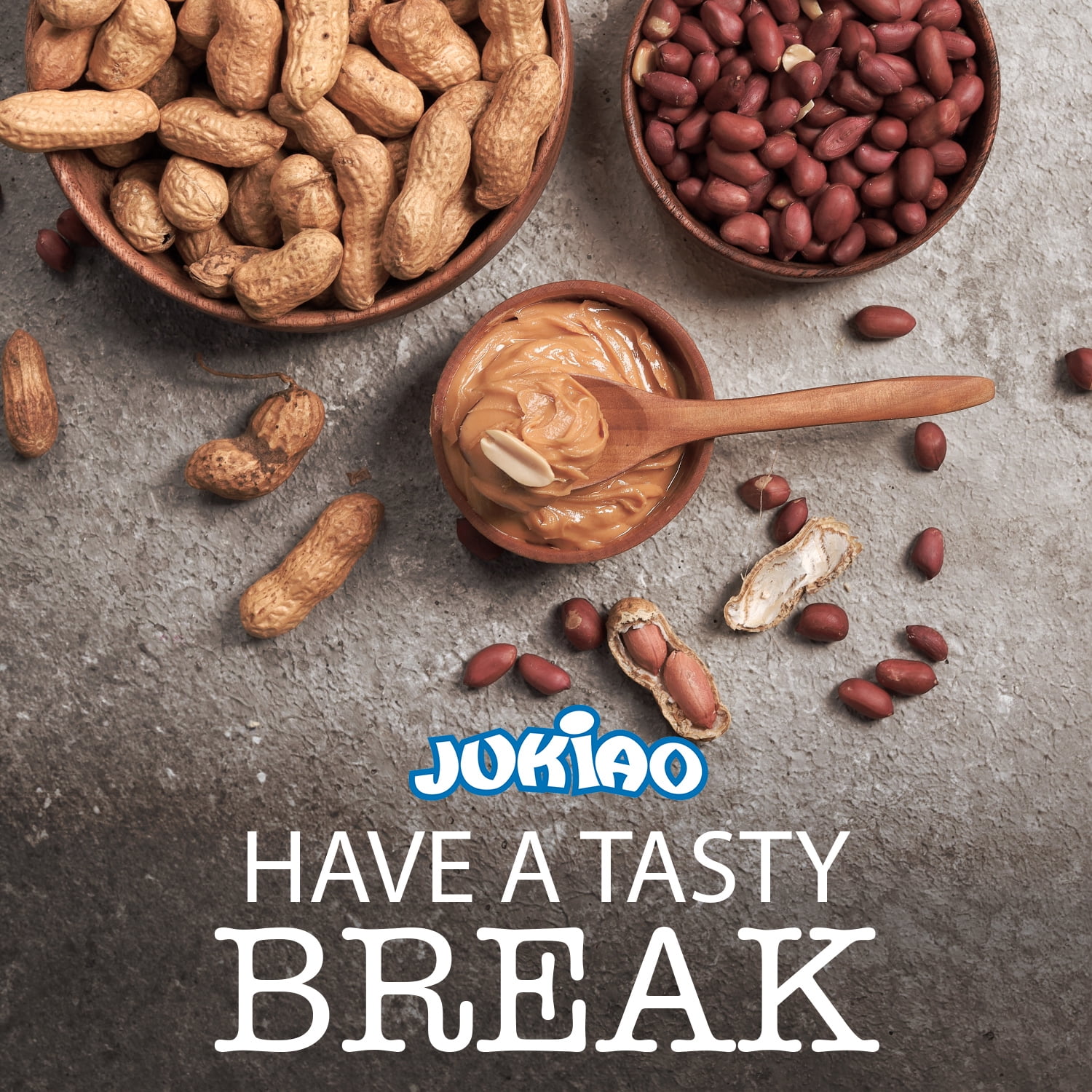 Jukiao Roasted Peanuts In Shell Gluten-Free Vegan Non-GMO 5 oz