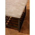 thumbnail image 3 of Bowery Hill Contemporary Coffee Table in Alabaster Travertine, 3 of 5