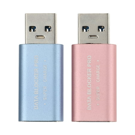 

2PCS USB Data Blocker Charge-Only USB Blocker Juice Jacking Prevention