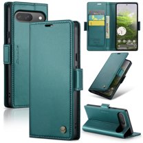 Dteck for Google Pixel 9 Pro Case, RFID Blocking Pixel 9 Wallet Case for Women Men with Card Holder, Magnetic Closure PU Leather Folio Flip Phone Cover for Google Pixel 9 / 9 Pro 6.3",Green