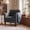 Gray, variant on LOGYAT Chenille Upholstered Accent Chair, Comfy Wide Seat Reading Armchair, Compact Single Sofa for Living Room Bedroom Office, Beige
