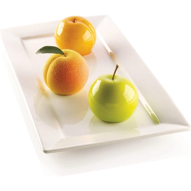 Silikomart Ispirazioni Di Frutta 3D Platinum Silicone Mold - White, Oven & Freezer Safe, BPA & PFAS Free