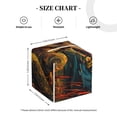 thumbnail image 4 of Naloa Starry Night Guitar Turtle Tissue Box Cover Leather Tissue Holder Square Facial Tissue Case for Bathroom, Vanity Countertop, Tabletop, Car, 4 of 7