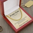thumbnail image 2 of Mardonyx Men's Promise Chain, Cuban Link Chain Stainless Steel Necklace, Silver - Upgraded Box, 2 of 5