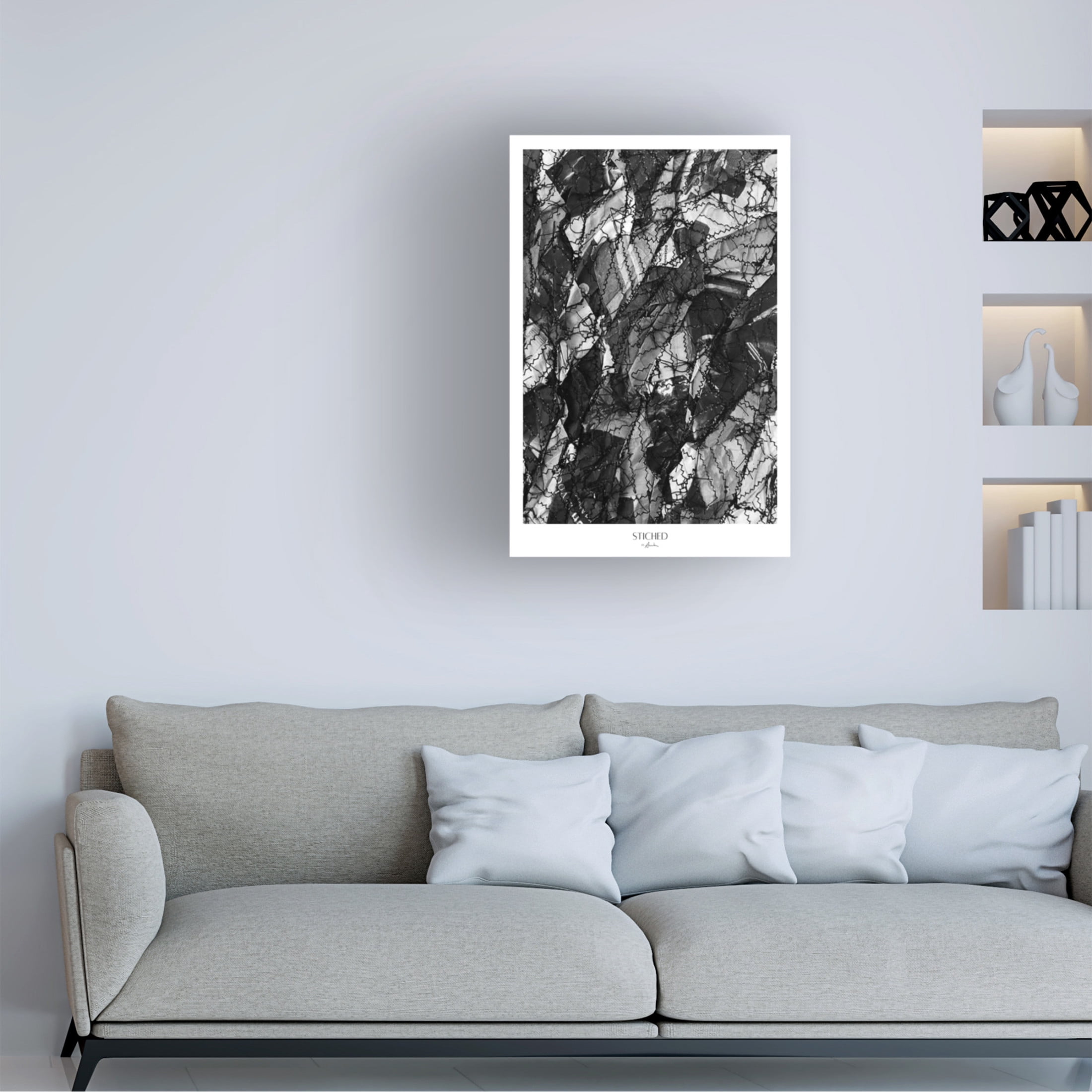 Trademark Fine Art Annika John Stitched Canvas Wall Art