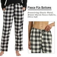 thumbnail image 5 of YUSHOW Women Fleece Pajama Pants Comfy Buffalo Plaid Pjs Bottoms with Pockets, Gray Plaid, S, 5 of 7