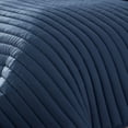 thumbnail image 3 of Excursion Channel Quilted 3 pc F/Q Blush Riverbrook Home Excursion Channel Quilted Microfiber Comforter Set Blue - Twin, 3 of 5