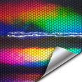 thumbnail image 1 of VViViD+ Hex Holographic Chrome Car Wrap Vinyl (2ft x 5ft), 1 of 5