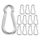 thumbnail image 1 of Uxcell 12-Pack Ganchos de Resorte, Ganchos de Enlace Rápido de Acero Inoxidable M7 de 2.75 Pulgadas para Clip de Llavero, 1 of 1