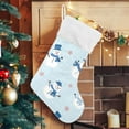 thumbnail image 5 of GZHJMY 2 Pack Christmas Stockings, Christmas Snowman Xmas Stockings and Plush Fur Cuff Stockings Fireplace Decorations for Family Holiday Xmas Party Decorations, 5 of 7