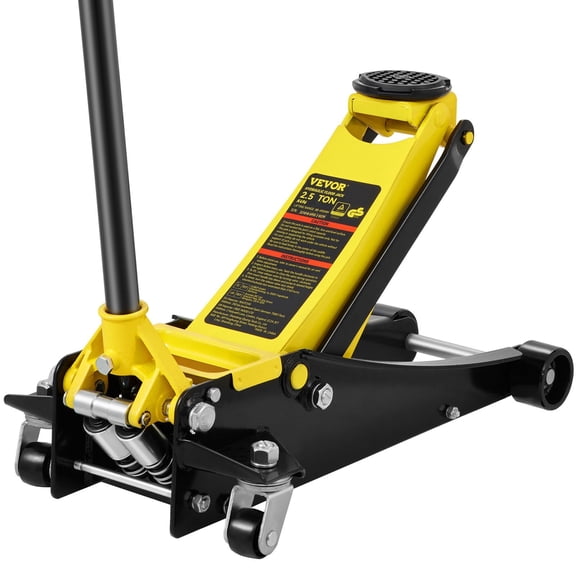 Low Profile Floor Jack 2.5 Ton/5500 lbs,Steel Car Jack w/ Dual Piston Rapid Pump