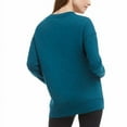thumbnail image 2 of Danskin Ladies' Oversized Crewneck with Pocket, Teak Teal Heather XXL, 2 of 3