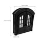 thumbnail image 2 of Puerta para gatos de interior: Puerta interior para gatos y perros pequeños. Puerta de doble apertura para cachorros y gatitos. Uso doméstico. Color negro., 2 of 7