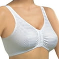 thumbnail image 2 of Comfort Sleep Bra, Front Closure, White, Size 40, 2 of 6