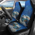 thumbnail image 2 of Xoenoiee Sea Turtle Print Front Seat Covers for Car 2 Pack, Vehicle Seat Protector Car Seat Cushion, Universal Fit, Car Interior Seat Covers for Truck Van SUV, Car Seat Covers, 2 of 6