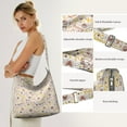 thumbnail image 5 of Stylish Honeybee Print Crossbody Shoulder Bag | Lightweight & Adjustable for Women | Large Capacity Tote with Multi-Pocket Design, 5 of 5