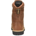 thumbnail image 3 of CAROLINA Men's 8" Metpro Hardrock Composite Toe Internal Metatarsal Guard Waterproof Insulated Work Boot Brown - CA7921, 3 of 6