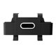thumbnail image 1 of Bolsa de almacenamiento multifuncional negra para el respaldo del asiento del coche: portapañuelos + ganchos, material ABS, universal para todos los coches, 1 of 6