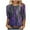 Multicolor, variant on Shirts for Women 3/4 Sleeve Round Neck Print Casual T-shirt Multicolor XXXL