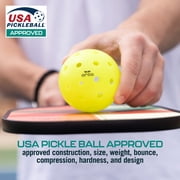 Pickleballs Pi 40 Outdoor 6 Pk, USAPA Approved, Official Size , by Orca