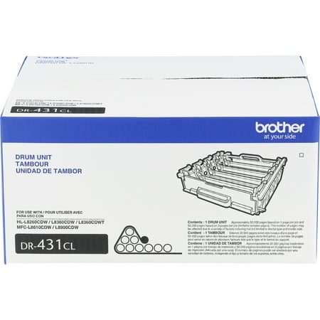 2550 Imaging Drum - Brother, BRTDR431CL, DR431CL Imaging Drum, 1 Each