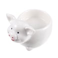 thumbnail image 1 of 1pc Ceramic Bowl Cartoon Animal Shape Dessert Breakfast Bowl Food Container, 1 of 8