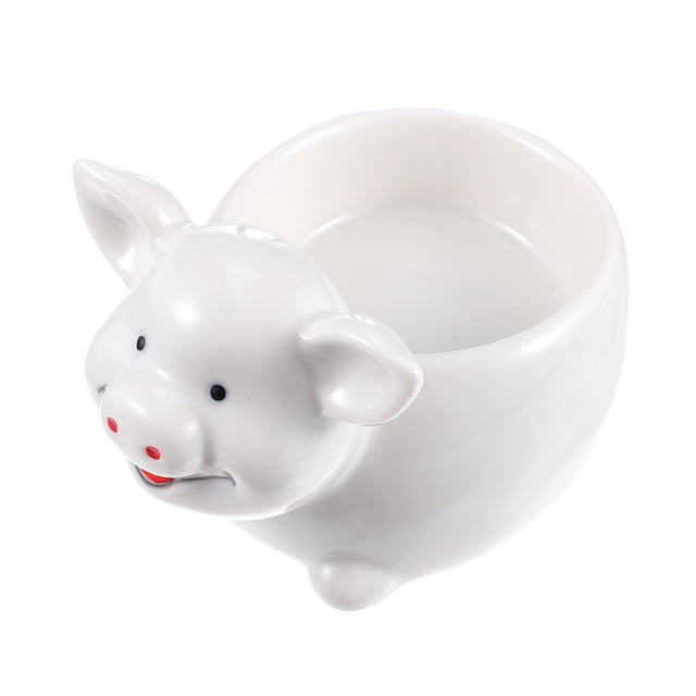 1pc Ceramic Bowl Cartoon Animal Shape Dessert Breakfast Bowl Food Container