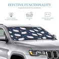 thumbnail image 2 of Bingfone Cute Sheep 1 Car Windshield Sunshade,Sun Foldable Sun Shield Sun Visor for Car - Small, 2 of 8
