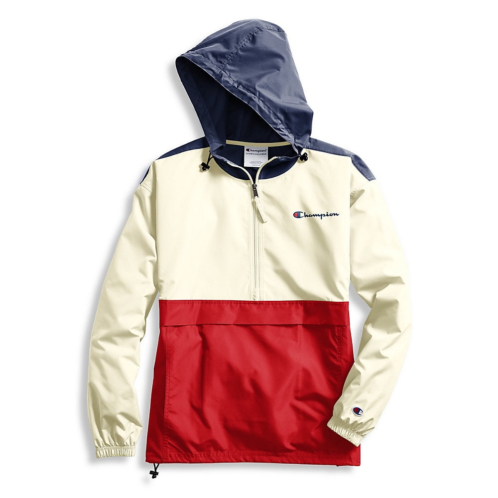 champion packable colorblocked jacket