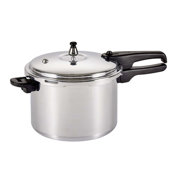 MIRRO 8.0qt Aluminum Pressure Cooker, 10 PSI