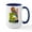 White/Navy Inside, variant on CafePress - Live To Play Nerf Soccer Mugs - 15 oz Ceramic Large White Novelty Mug